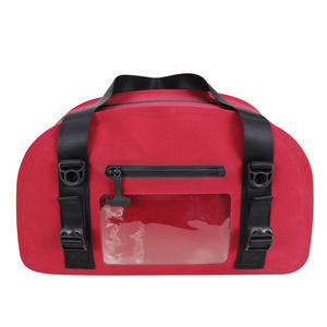Heavy Duty Waterproof Duffel Bag Convertible <b>Backpack</b> Rugged Silver Travel Bag with Adjustable Straps for Hiking - Product Image 6