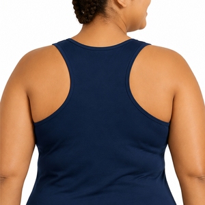 Custom <b>Women</b> Plus Size Tank <b>Top</b> Premium Quality Soft Fabric Solid Casual Summer Wear Cotton Fitness Breathable For <b>Women</b> - Product Image 5