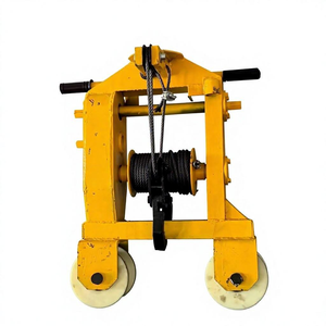 Carretilla Manual con Rieles, Cabrestante de Cable de Acero y Ruedas para Carga Pesada, Equipo de Transporte Industrial para OEMs - Product Image 2