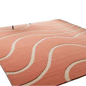 Alfombra de Lana Moderna de Lujo, Hecha a Mano, con Diseño Contemporáneo Texturizado, Antideslizante, Apta para Mascotas, con Patrón Floral, 1 Pieza - Product Image 1
