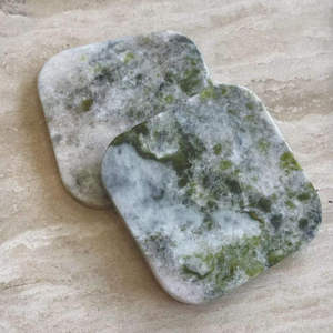 Fashionable Natural <b>Marble</b> <b>Coaster</b> Set Green Grey White Stone Luxury Design Drink <b>Coasters</b> for Dining Table Coffee Table Home - Product Image 1