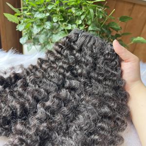 Faisceaux bouclés birmans de couleur naturelle à donneur unique 100% extensions de cheveux birmans vierges bruts non transformés - Product Image 2