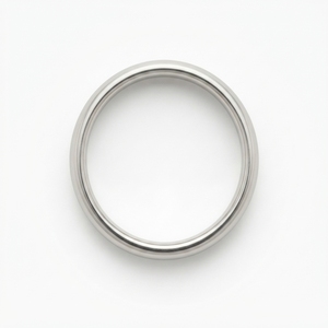 Elegant 18k White Gold <b>Diamond</b> <b>Ring</b> for Engagement Wedding Simple Design Bright Sparkle Gift for Her - Product Image 3