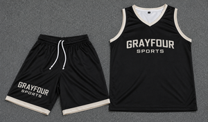 Ensemble de maillots et shorts de basketball personnalisés en gros 2026 |   Uniforme de sport d'équipe en polyester respirant - Product Image 4