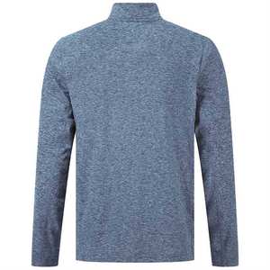 เสื้อคอเต่าสีน้ำเงินเทาสำหรับผู้ชาย แขนยาว สีพื้น เรียบง่าย สไตล์ลำลอง ถักทออย่างดี - Product Image 6