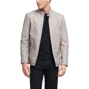 2026 New Fashion Men's Leather <b>Jacket</b> Stand Collar <b>Winter</b> Front Logo <b>Waterproof</b> Breathable Plus Size Motorcycle <b>Jacket</b> - Product Image 1