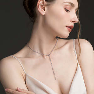 Collar de Hombre de Plata de Ley 925, Hecho a Mano en Italia, Chapado en Rodio, Estilo Hip Hop, Cadena Martillada - Product Image 3