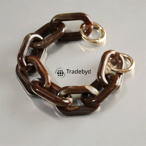สร้อยคอโซ่เรซิ่นแฟชั่นทันสมัย เครื่องประดับสำหรับผู้หญิง Tradebyd - Product Image 5