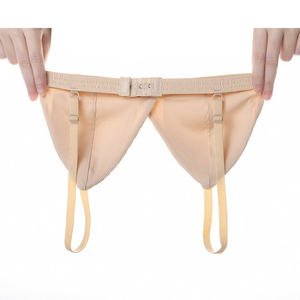 Soutien-gorge de sport respirant à design unique avec armatures et bonnets couvrants, séchage rapide, et ensemble de lingerie 2 pièces style français en dentelle avec culotte shorty pour femme - Product Image 5