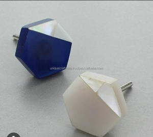 ลูกบิดตู้ไม้และหินอ่อนขนาดใหญ่หรูหรา2025ลิ้นชักตกแต่งแบบมีที่จับสีน้ำตาลและสีขาว - Product Image 6