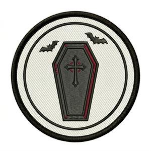 Patch thermocollant personnalisé loup hurlant sur lune, badge brodé rond, applique gothique loup-garou pour vestes et chapeaux, fabricant en gros - Product Image 4