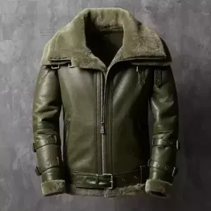 High Quality Men <b>Leather</b> <b>Jacket</b> 2026 <b>Genuine</b> <b>Leather</b> <b>Jacket</b> for Custom Logo and Bulk Production - Product Image 1