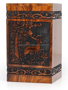 Urnes de crémation en bois de conception Unique de haute qualité pour adultes urnes en bois urnes funéraires taille personnalisée fournitures funéraires - Product Image 4