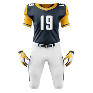 Uniforme de football américain personnalisé, uniforme de football américain de qualité supérieure, uniforme sublimé en polyester de haute qualité - Product Image 1