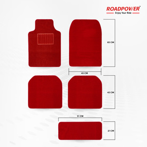 ROADPOWER (RP-MAT-104) Premium 5-Piece Universal Car Floor Mat <b>Set</b>, Heavy-Duty Non-Slip, All-Weather Protection Clean With Spray - Product Image 6