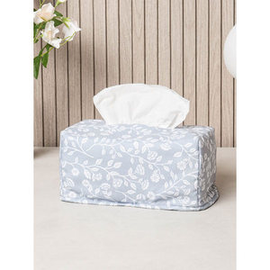 <b>Patterned</b> Gray Quilted Tissue Cover Each Tissue Box Accessory - Product Image 1