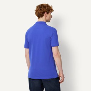 Premium Mens for Shirt Short Sleeve Knitted Fabric Business Casual Golf Solid Heat-Transfer Printing Logo Custom ODM Wholesale - Product Image 3