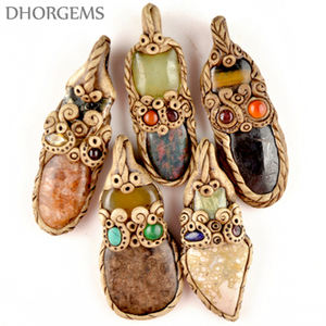 Colgante de Piedra Natural en Oferta para Mujeres y Hombres, Colgante de Cristal DIY, Collar de Piedras Preciosas - Product Image 5