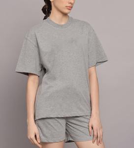 Conjunto Deportivo de Verano para Mujer, Estilo Urbano Americano, Camiseta de Manga Corta y Pantalones Cortos, Traje de Entrenamiento, Fitness, Poliéster, para Correr - Product Image 4