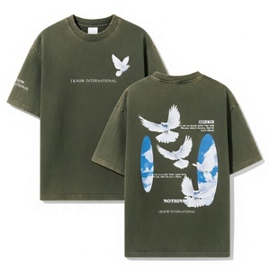 Camiseta Negra Vintage con Estampado Gráfico Personalizado, Estilo Urbano, Oversize, 100% Algodón Jersey, para Hombre, Moda Casual de Verano - Product Image 6