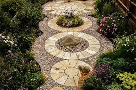 High Strength Circle Sandstone Garden <b>Stone</b> All Type Natural Honed Finish Tile - Product Image 4