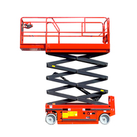 Mesa Elevatória Hidráulica Manual Tipo Tesoura com Plataforma de Elevação e Transporte de Cargas