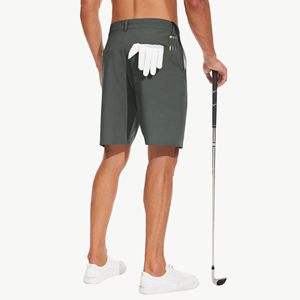 Shorts de golf pour hommes, haute performance, tissu extensible respirant, légers, séchage rapide, coupe athlétique, shorts de golf d'été - Product Image 2