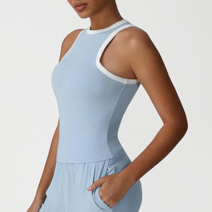 Workout Tank <b>Tops</b> for Women Tank <b>Top</b> <b>Built</b> <b>in</b> <b>Bra</b> Racerback Yoga tank <b>Top</b> Sleeveless Yoga Running Shirts - Product Image 6