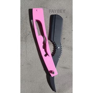 Professional Black <b>Straight</b> Cut Throat Salon Barber <b>Razor</b> Blade Salon <b>Razor</b> for Barber Single Blade wholesale Barber Supplies - Product Image 1