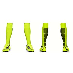 Conjunto de Camiseta de Fútbol Sublimada con Degradado Amarillo y Verde para Hombre, Manga Corta, Absorbe la Humedad, Ajuste Atlético, Uniforme de Fútbol - Product Image 4