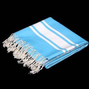Exportateur indien de serviettes Fouta de haute qualité, serviettes Fouta turques rayées promotionnelles, serviettes turques en coton Hammam. - Product Image 3