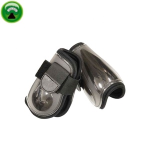 Modern Black Neoprene TPU Cover <b>Boots</b> for Horse - Product Image 4