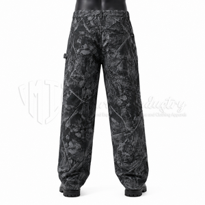 Pantalon large camouflage personnalisé coupe ample Y2K streetwear utilitaire unisexe OEM ODM Vente en gros - Product Image 2