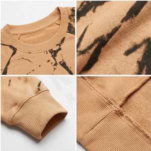 Sudadera con hombros caídos y media cremallera personalizada para mujer, conjunto de pantalones cortos y sudadera de dos piezas de algodón 2025, sudadera de algodón para mujer - Product Image 4