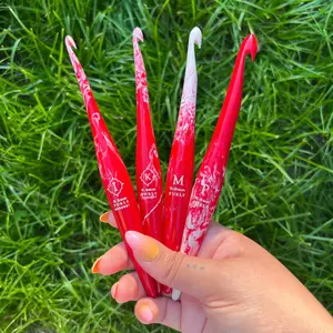 Venta al por mayor de fábrica: Herramientas profesionales para decoración de uñas, pinceles de pelo Kolinsky acrílico de Alemania, diseño de uñas rizado puro para uso personal. - Product Image 2