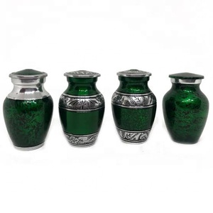 Lot de 6 urnes à souvenirs, vente à bas prix, nouveau design et métal fini, mini-urne à souvenirs de 6 pouces cubes pour cendres humaines - Product Image 6