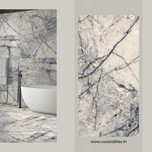 กระเบื้องปูพื้นภายในบ้าน BALTORO ITALIA AZUL 600x1200 ดีไซน์ทันสมัย เงาแบบมันวาว ผลิตจากพอร์ซเลน หนา 9 มม. - Product Image 6