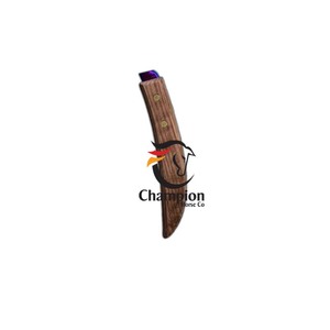 Couteau à sabots à lame étroite en acier J2 couleur titane – Outil de fermeur à bord tranchant comme un rasoir - Product Image 4