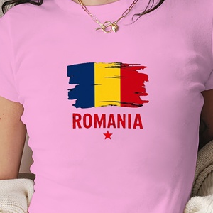 Camiseta corta moda mujer RUMANIA - Product Image 2