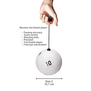 Football Training <b>Ball</b> Rope Touch Kick <b>String</b> Beginner Bounce Trainer Practice Belt Sizes 3-5 Eco-Friendly Durable - Product Image 2
