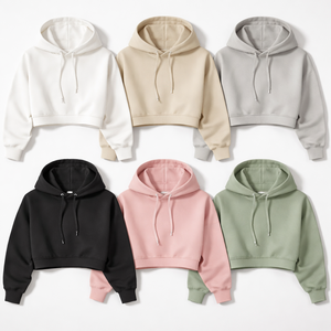 Sudadera Corta Personalizada al por Mayor para Mujer - Fabricante Mayorista de Calidad Premium con Servicio OEM - Product Image 5
