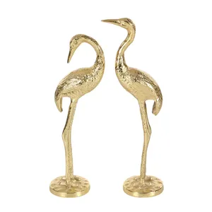 Sculpture en métal artisanale, figurine de danseuse abstraite, art décoratif moderne pour hall d'hôtel, or de haute qualité - Product Image 2