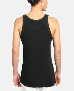 Camisetas sin mangas con cuello redondo para hombre |   Fabricante de Ropa Deportiva OEM con Estampado por Transferencia de Calor en Spandex/Algodón - Product Image 6