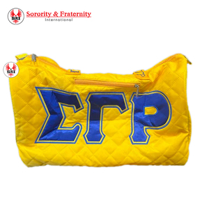 Bolso de Peluche SGRho Azul Rey, 100% Poliéster, Diseño de Peluche Suave con Interior Espacioso, Accesorios para Hermandades Sigma Gamma Rho - Product Image 5