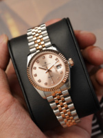 Montre pour femme avec fermoir papillon en acier inoxydable Alexander Ferros 8222D/16, verre saphir, mouvement à quartz MIYOTA, boîtier analogique, étanche 50 m