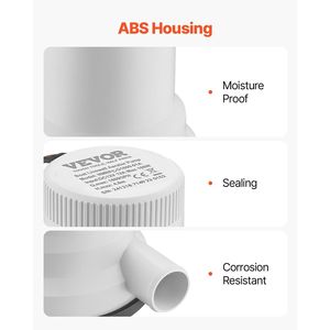 Pompa Aeratrice Livewell 12V 1600 GPH a Ingresso Doppio con Alloggiamento ABA e Cartuccia Motore Rimovibile per Barche e Uso Marino - Product Image 5