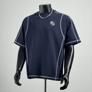 T-shirt décontracté uni pour homme, couleur personnalisée, avec options de couleurs Pantone - Product Image 5