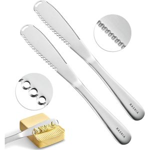 Coltello Spalmatore di Burro Freddo con 2 Lame per Uso in Cucina - Product Image 1