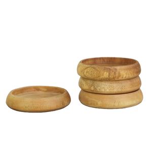 ที่รองแก้วไม้ธรรมชาติหรูหราแผ่นรองแก้วทนความร้อนและรอยขีดข่วนสำหรับใช้ในสำนักงานและห้องนั่งเล่น - Product Image 4