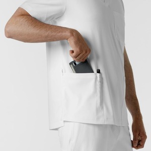 Uniformes Médicos, Conjunto de Pantalones y Blusa de Manga Corta con Cuello en V y Bolsillos, Ropa para Hombre, Uniforme de Primera Calidad - Product Image 3
